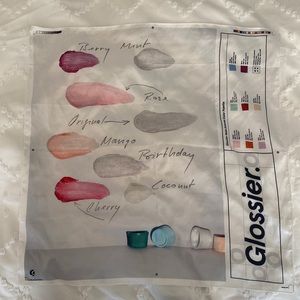 Glossier limited edition scarf